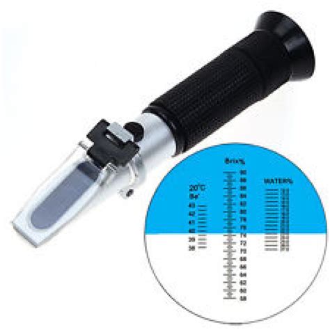 calibrating a refractometer for honey|honey moisture content chart.